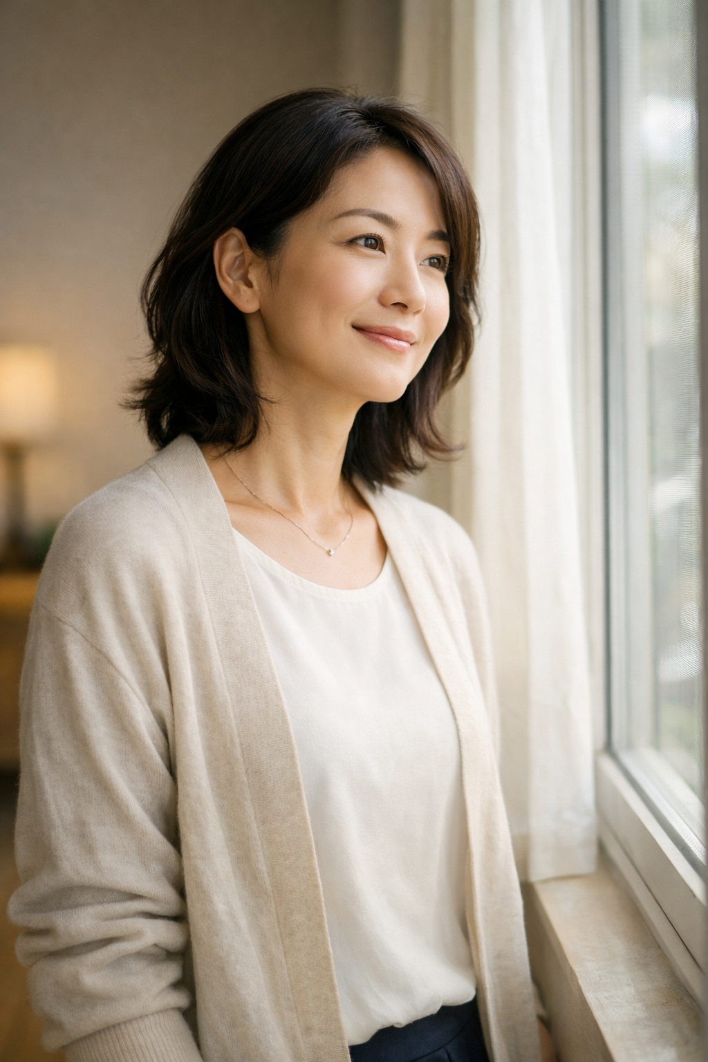 整って自然に動ける状態をイメージした女性